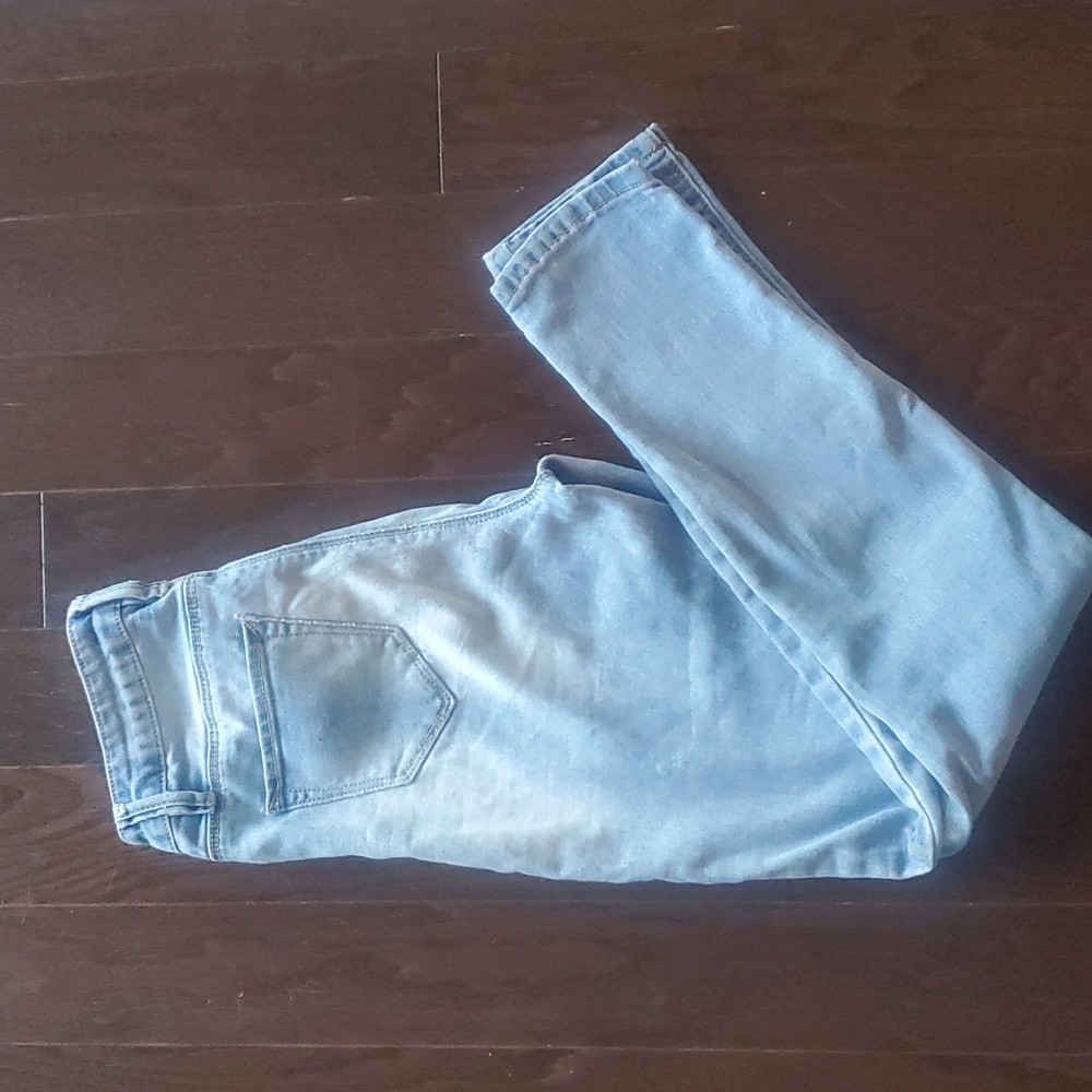 Skinny stone washed jeans